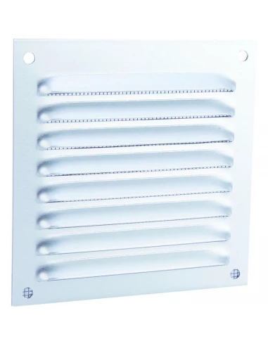 Grilles en aluminium anodise avec moustiquaire 100x100 - DMO