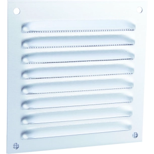 Grilles en aluminium anodise avec moustiquaire 100x100 - DMO