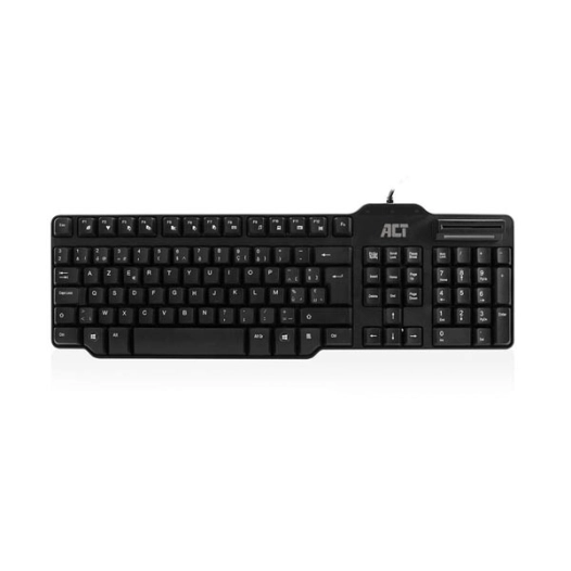 clavier azerty/belgium lay-out usb smart card eid reader