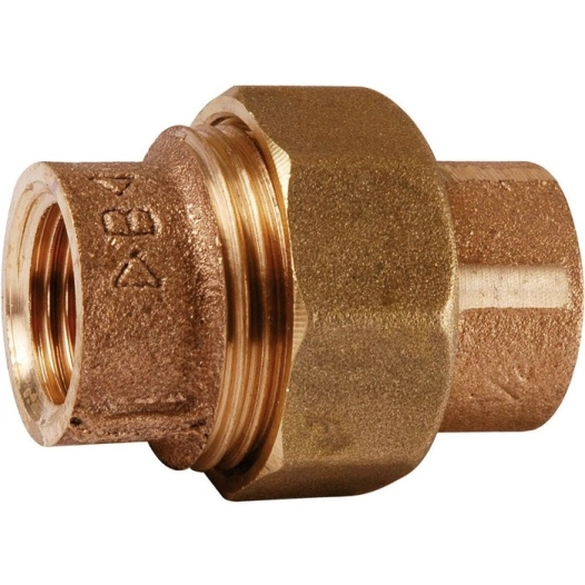 raccord 3 pieces bronze 26/34