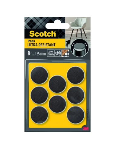 patin bi-mat adhesif 25mm 8pce