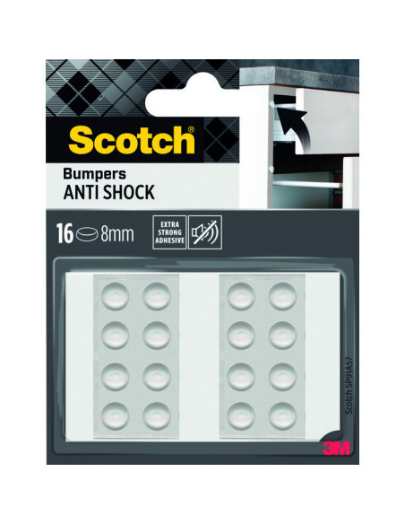 dome antibruit trans 8mm x16