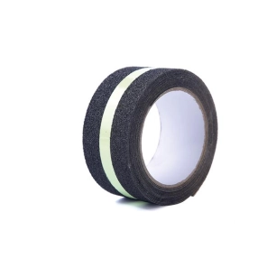 bande antidérapante phosphorescente 5cm x 5m - noir/vert