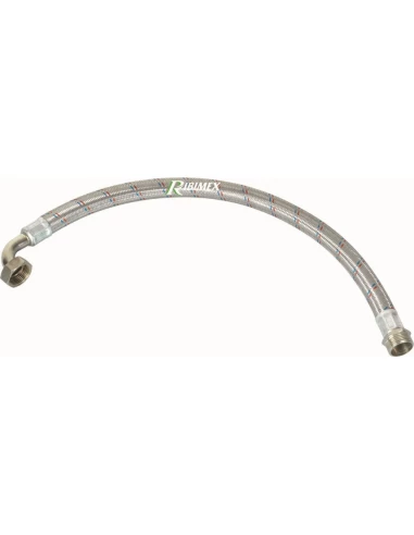 Tuyau Tressé inox 70 cm raccord 1' (26x34) pour pompe d'arrosage
