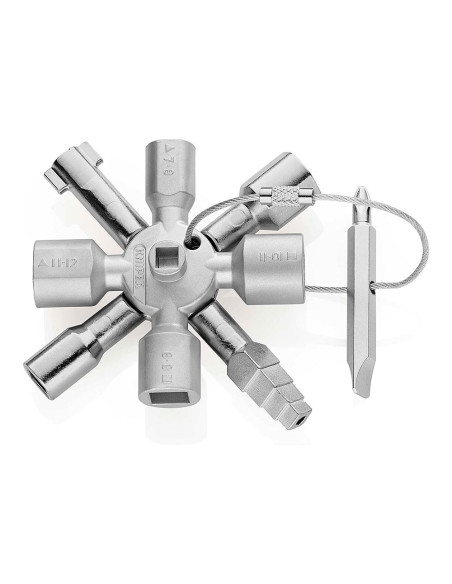 Clé Universelle Knipex 10 en 1 Polyvalence de serrage et d'ouverture - Générique