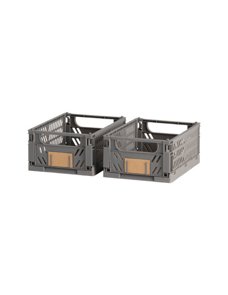 Boîte De Rangement Pliable 2Pcs Set 17X12.5X7Cm