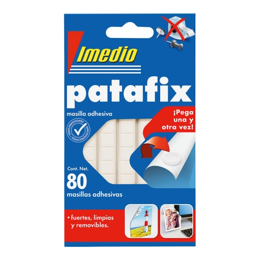 Patafix Mastic Adhesif Amovible 80 Uds 7001466 Imedio