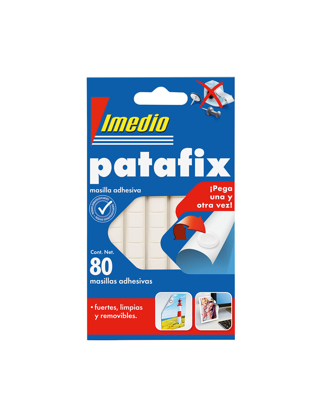 Patafix Mastic Adhesif Amovible 80 Uds 7001466 Imedio