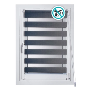 Store Clip&Fix Night&Day Argent 120X180Cm