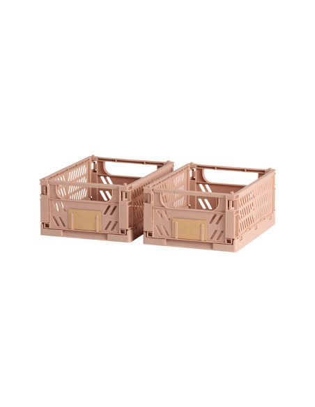 Boîte De Rangement Pliable 2Pcs Set 17X12.5X7Cm