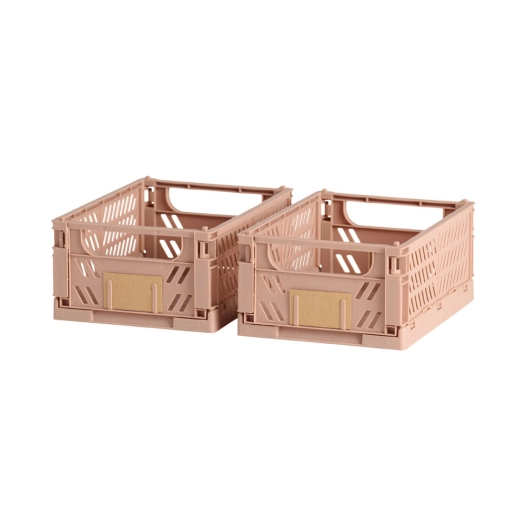 Boîte De Rangement Pliable 2Pcs Set 25X16.5X10Cm