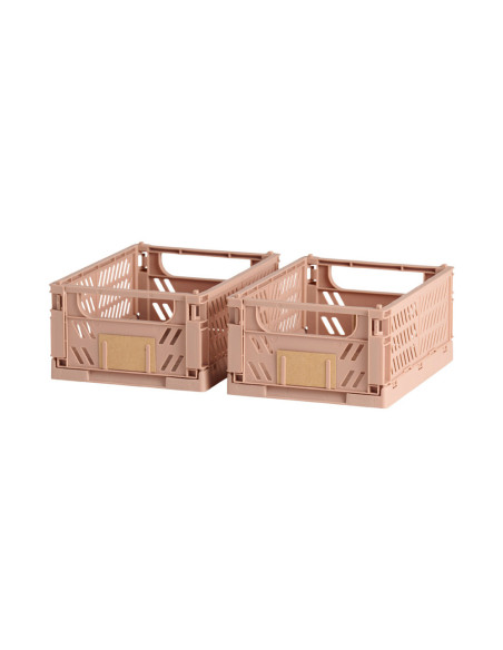 Boîte De Rangement Pliable 2Pcs Set 25X16.5X10Cm