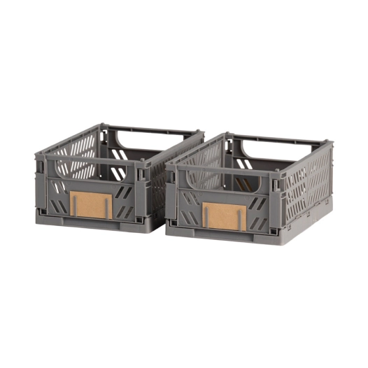 Boîte De Rangement Pliable 2Pcs Set 25X16.5X10Cm