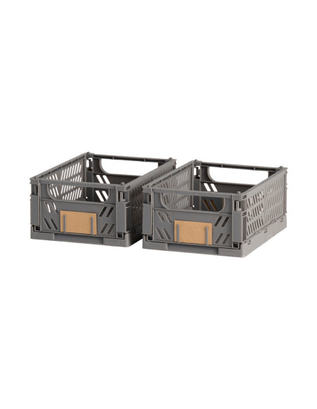 Boîte De Rangement Pliable 2Pcs Set 25X16.5X10Cm