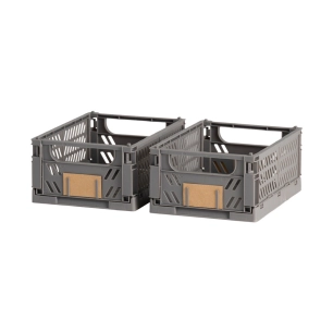Boîte De Rangement Pliable 2Pcs Set 25X16.5X10Cm