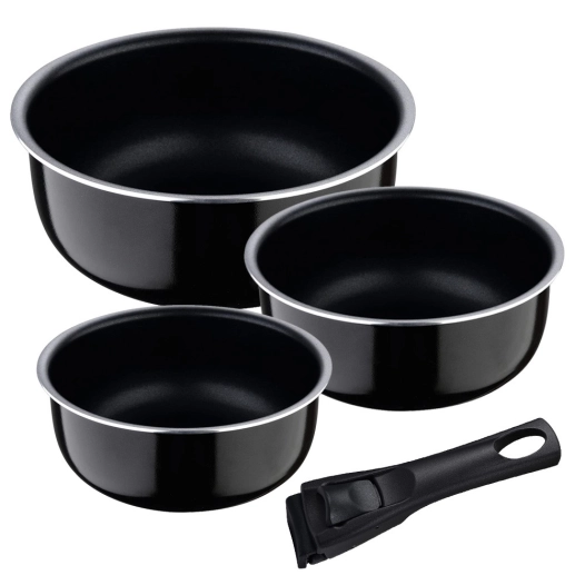 Set 3 Sauces (16+18+20Cm) Click & Cook Bergner