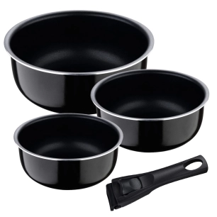 Set 3 Sauces (16+18+20Cm) Click & Cook Bergner