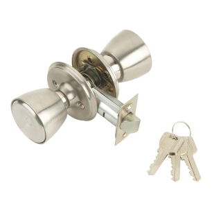 Serrure Avec Bouton Pour Porte D'Entree 508-4-4-70 Mcm