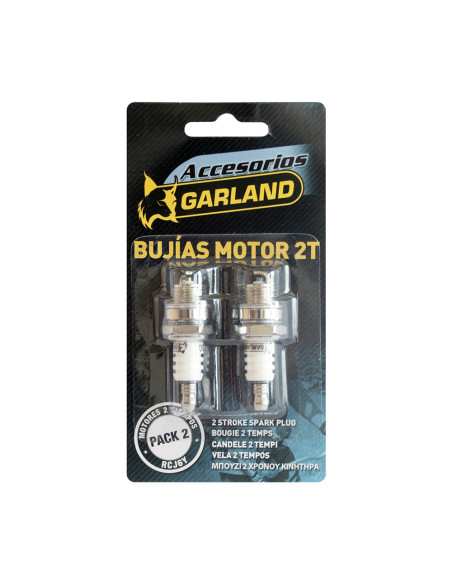 Bougies 2T Garland RCJ6Y Allumage fiable moteurs 2T - GARLAND
