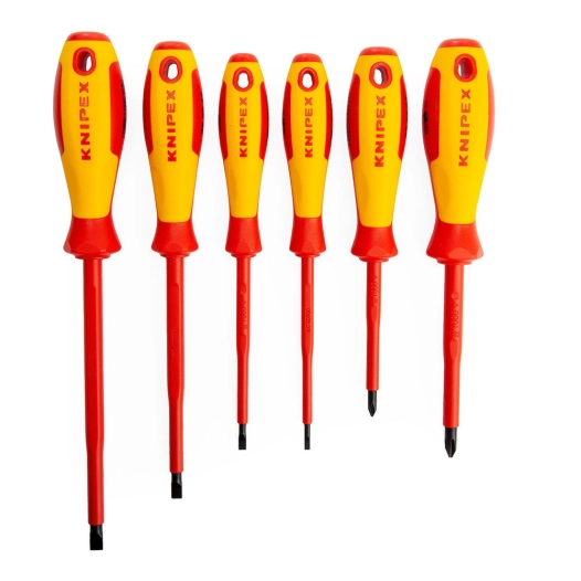 Jeu De Tournevis Vde 6 Pièces Knipex. 00 20 12V02