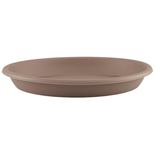 soucoupe ronde 40cm taupe