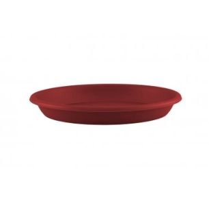 Soucoupe Ronde 65cm Rouge Fonce pour Pot de Fleur – Rouge – Eda