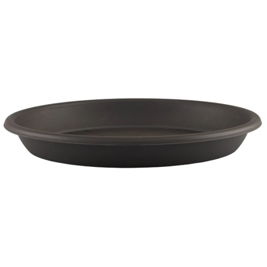 Soucoupe pot de fleur ronde 45cm anthracite - EDA
