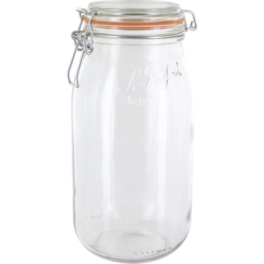 Bocal SUPER 85mm conserve en verre 2 litres x6 - LE PARFAIT