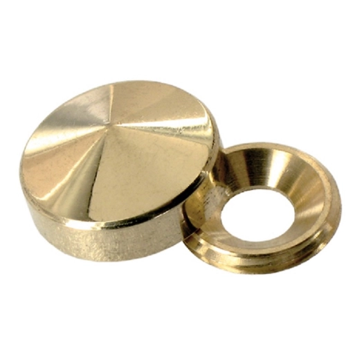 Cache vis laiton poli Ø18 Sachet 4 PCE - VYNEX