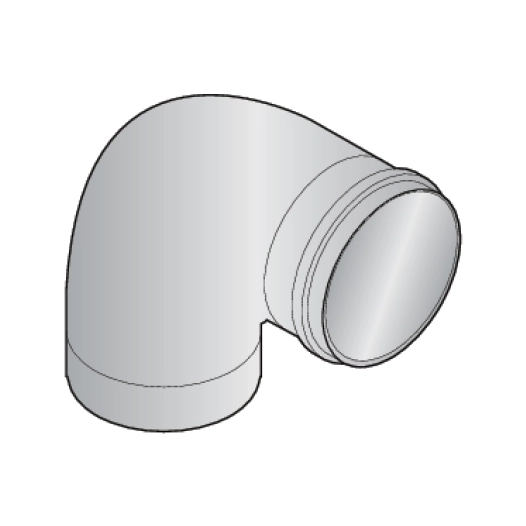 coude 45° 80mm dy154