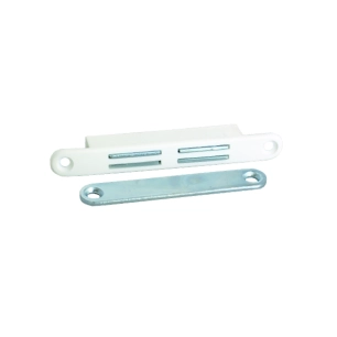 Loqueteau Magnétique Blanc Encastrable 56mm 8kg - 1 Pce - VYNEX