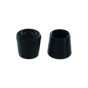 Patin Enveloppant Caoutchouc Noir Ø18 - 4 Pce - VYNEX