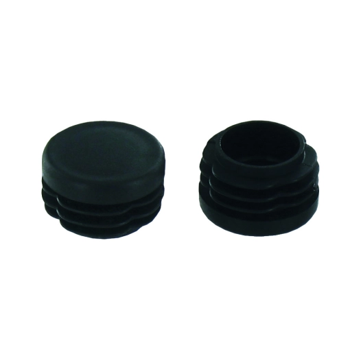 Patin Rentrant Plastique Noir Ø17/18 - 4 Pce - VYNEX