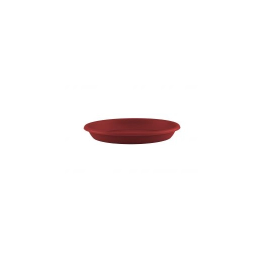 soucoupe ronde 40cm rouge fonce