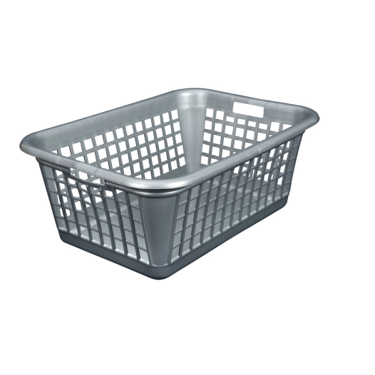 Corbeille à Linge Gris Silver 60L