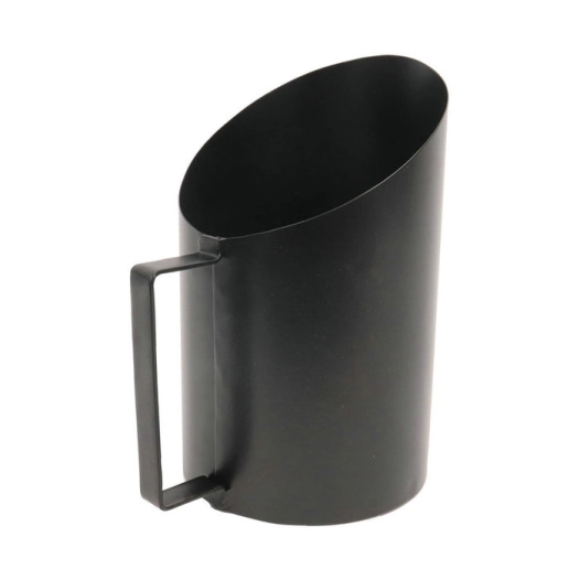 Pelle à granules metal noir