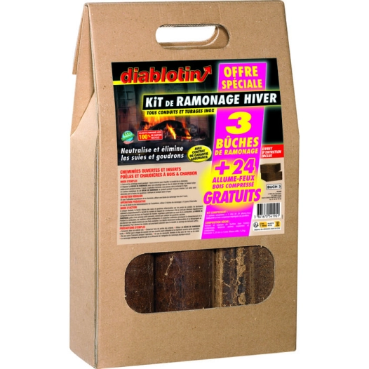 kit 3 buches de ramonage