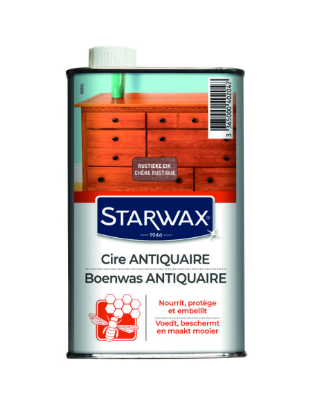 cire anti pate ton chêne rust