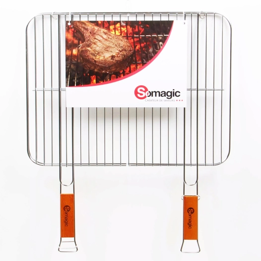 Grille Double Rectangulaire 51x38cm