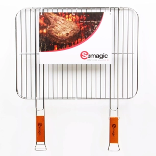 Grille Double Rectangulaire 51x38cm