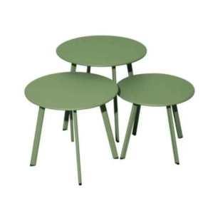 table massai diam. 45 x h 39cm - amande