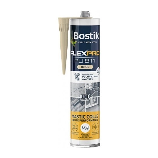 Colle mastic Flexpro PU811 300ml blanc - BOSTIK