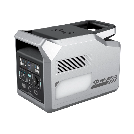 Station d'énergie électrique portative Captain 1200 - 1280Wh et 2400w crête - VigorPool