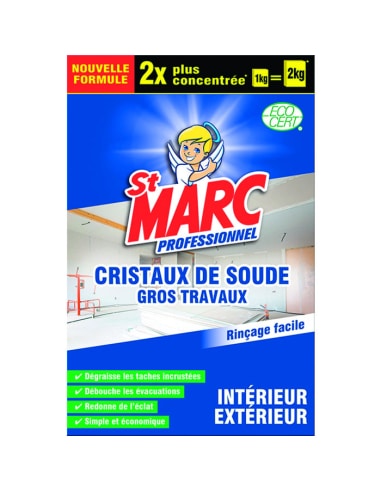 st marc lessive cristaux de soude 1kg