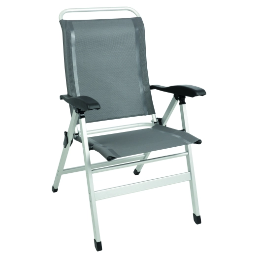 Fauteuil Aluminium Confort Gris Anthracite – Gris / Anthracite – Midland