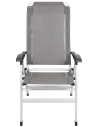 Fauteuil aluminium Confort Maxi Gris anthracite - MIDLAND