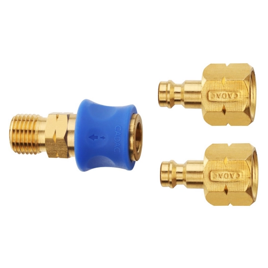 Raccord gaz quick release coupling 8mm modèle double - cadac