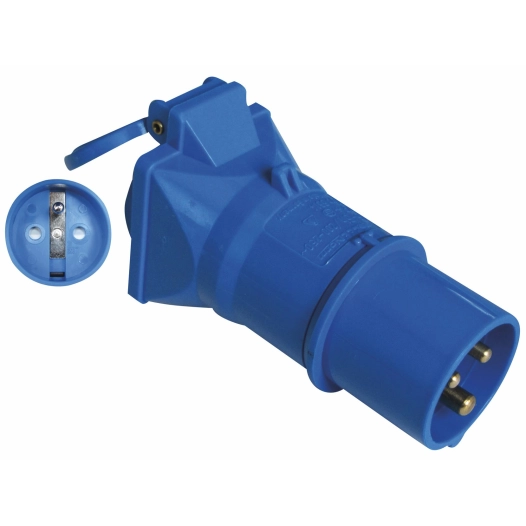 Adaptateur Mâle Cee 17 - Femelle Type E
