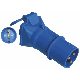 Adaptateur Mâle Cee 17 - Femelle Type E