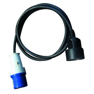 Adaptateur Mâle Cee 17 - Femelle Schuko Avec Cordon